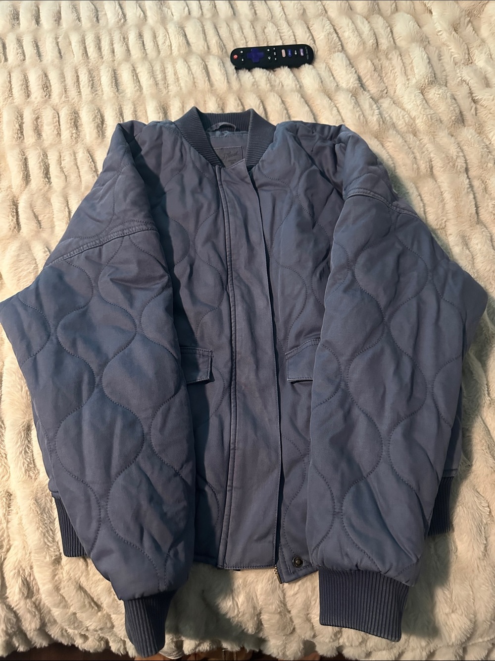 Quilted Blue NWOT Universal Thread Midweight Coat Jacket Small